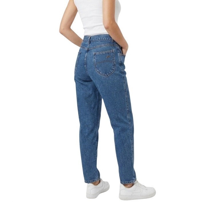 Vintage Chic Jeans Womens 18 High Rise Tapered Relaxed Fit Blue Denim Made Usa